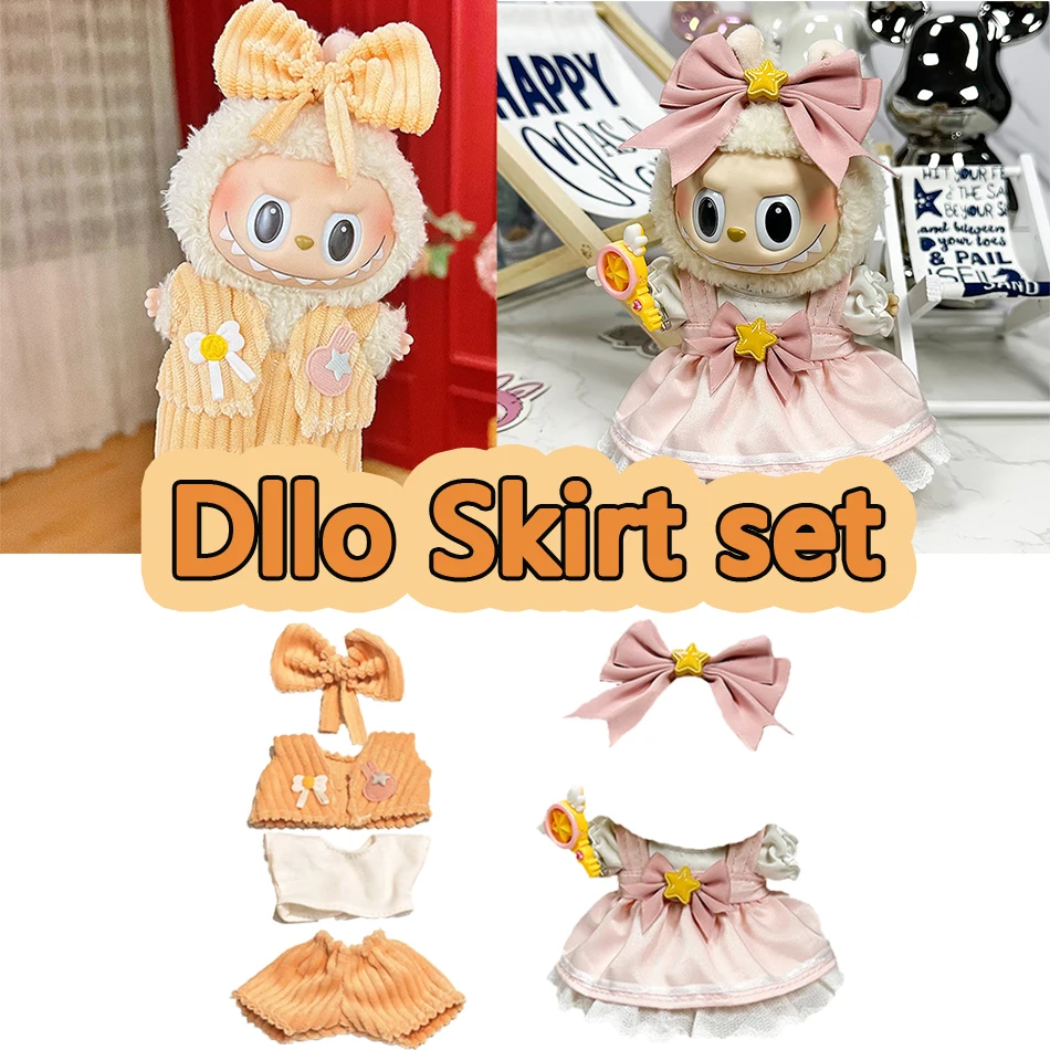 1PCS For 17cm Labubus Mini Doll Clothes Outfit Clothes Shoes Labubu II Doll Accessories Cultivate Sitting Party Game Toys
1PCS For 17cm Labubus Mini Doll Clothes Outfit Clothes Shoes Labubu II Doll Accessories Cultivate Sitting Party Game Toys