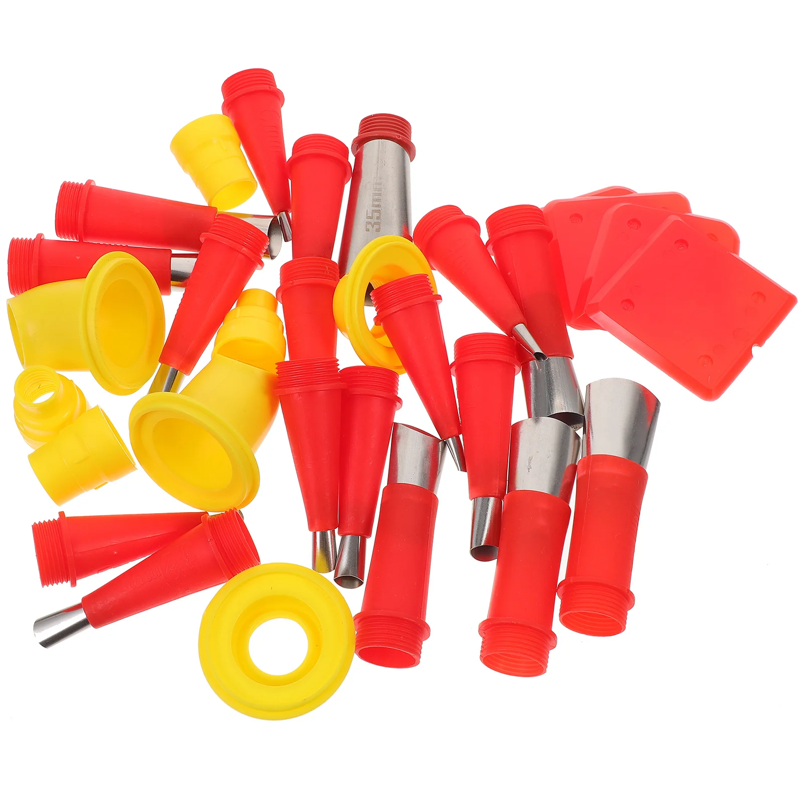 1Set Caulking Nozzle Set Practical Stainless Steel Plastic Caulk Tool Kit Efficient Gap Repair and Finishing Tool 
1Set Caulking Nozzle Set Practical Stainless Steel Plastic Caulk Tool Kit Efficient Gap Repair and Finishing Tool