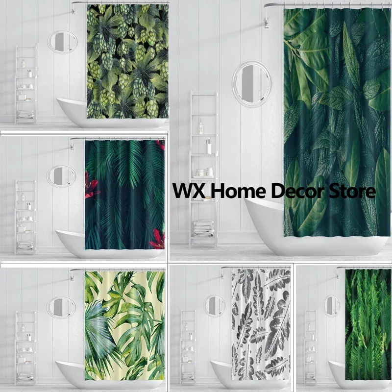 Tropical Rainforest Design Shower Curtain Waterproof and Mildew Resistant for Bathroom Decor
Tropical Rainforest Design Shower Curtain Waterproof and Mildew Resistant for Bathroom Decor