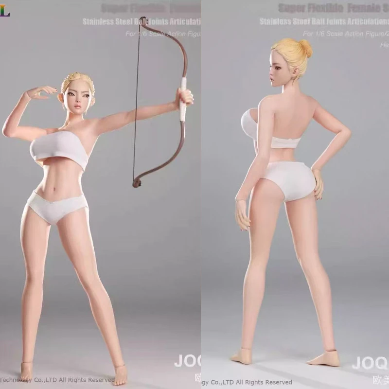 JIAOU DOLL JOQ-10E 1/6 Scale Female Body Seamless Pale/Suntan/Normal Large Breast Bust Feet Removable for 1/6 Head Figure Set
JIAOU DOLL JOQ-10E 1/6 Scale Female Body Seamless Pale/Suntan/Normal Large Breast Bust Feet Removable for 1/6 Head Figure Set