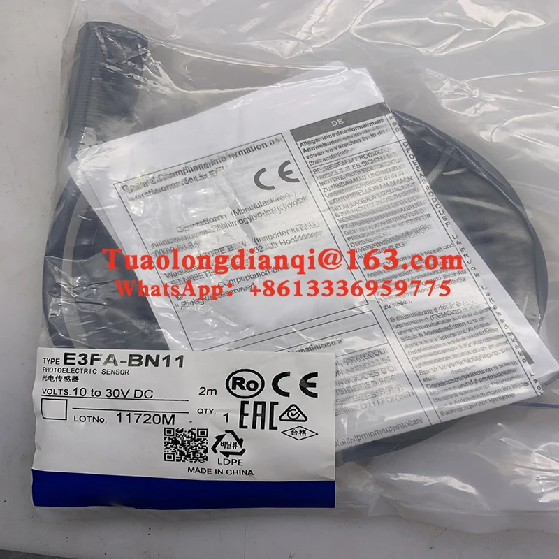 high quality E3FA-BN22 E3FA-BN12 E3FA-BN11 E3FA-BN21 new original Photoelectric sensor in stock
high quality E3FA-BN22 E3FA-BN12 E3FA-BN11 E3FA-BN21 new original Photoelectric sensor in stock