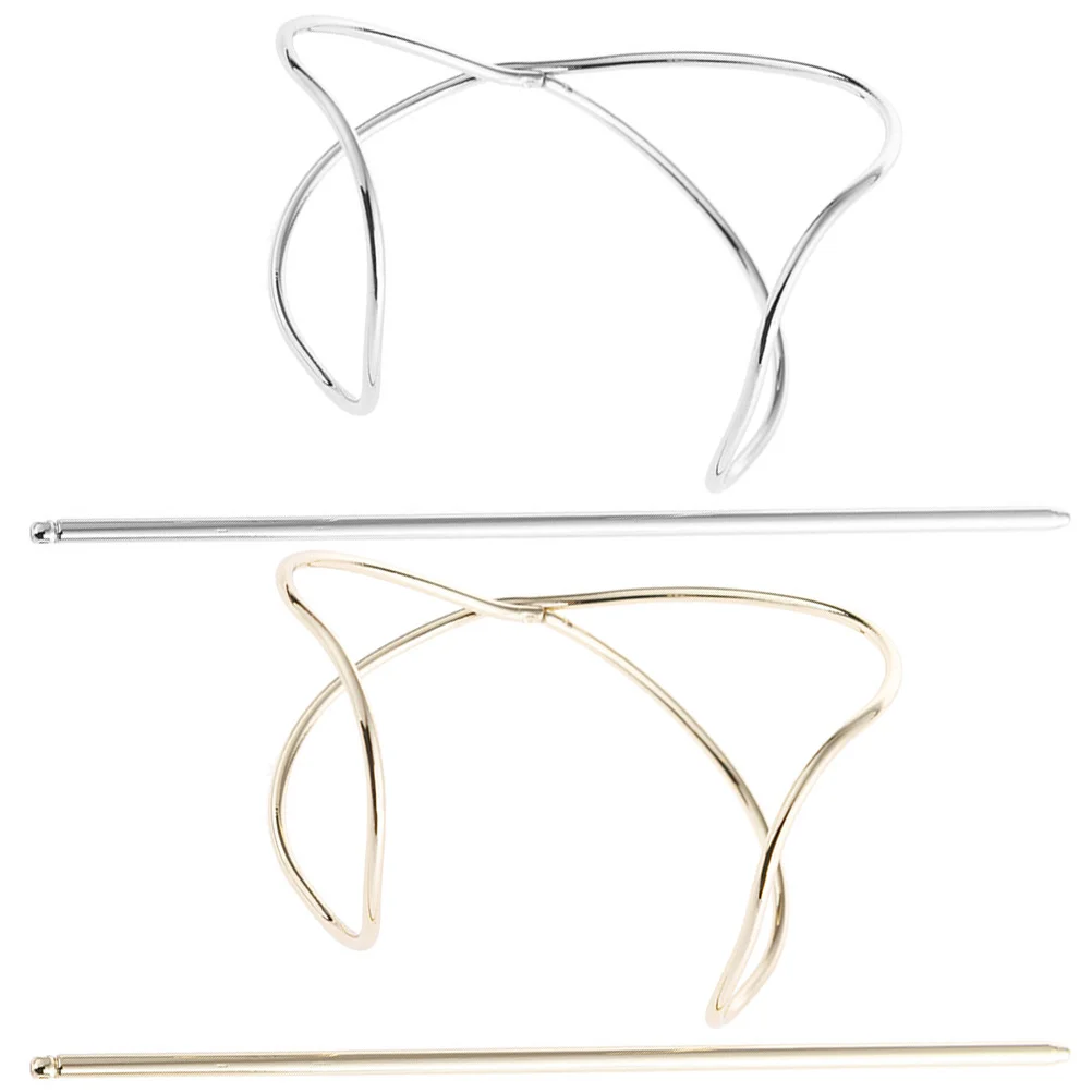 2pcs Metal 2 Anti Slip Metal Pin Classic Vintage Hair Clips for Hair Sticks For Buns Bun Holder Ladies Gold Cuffs Matching
2pcs Metal 2 Anti Slip Metal Pin Classic Vintage Hair Clips for Hair Sticks For Buns Bun Holder Ladies Gold Cuffs Matching