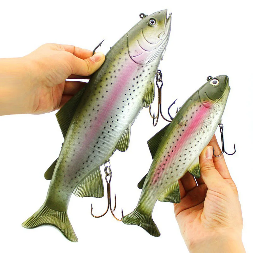 Artificial Fishing Lure Sea Fishing Wobblers Baits 20/30cm100g Gray Spot Soft Bait Lifelike Peche Swimbait Crank Bait
Artificial Fishing Lure Sea Fishing Wobblers Baits 20/30cm100g Gray Spot Soft Bait Lifelike Peche Swimbait Crank Bait