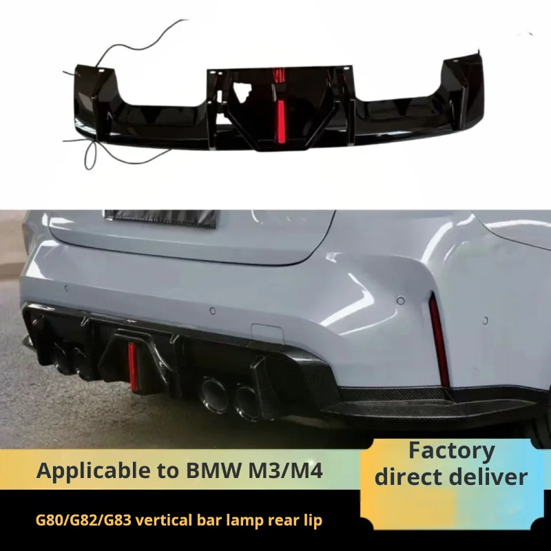 Suitable For Bmw M3 M4 G80 G82 G83 Carbon Fiber Rear Lip With Lights Rear Bumper Tail Lip Diffuser
Suitable For Bmw M3 M4 G80 G82 G83 Carbon Fiber Rear Lip With Lights Rear Bumper Tail Lip Diffuser