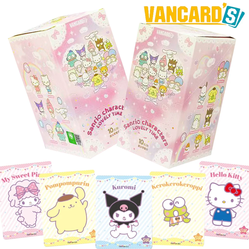 New VANCARD'S Sanrio Collection Cards Cinnamoroll Kuromi Hello Kitty Dreamy Beautiful Design CR UR SR Anime Cards Birthday Gifts
New VANCARD'S Sanrio Collection Cards Cinnamoroll Kuromi Hello Kitty Dreamy Beautiful Design CR UR SR Anime Cards Birthday Gifts