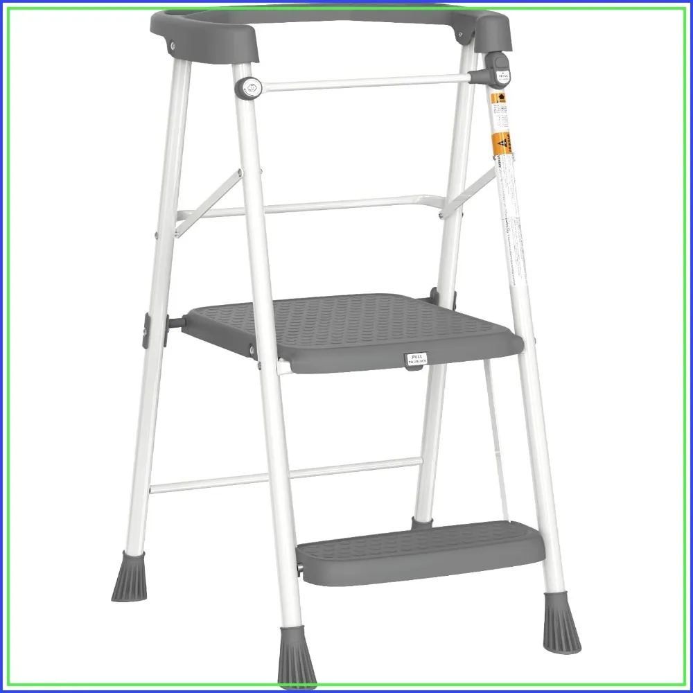 2 Steps Step Stool for Toddlers, Anti-Drop Safety Railing, Folding Kitchen Helper for Kids Learning Standing
2 Steps Step Stool for Toddlers, Anti-Drop Safety Railing, Folding Kitchen Helper for Kids Learning Standing