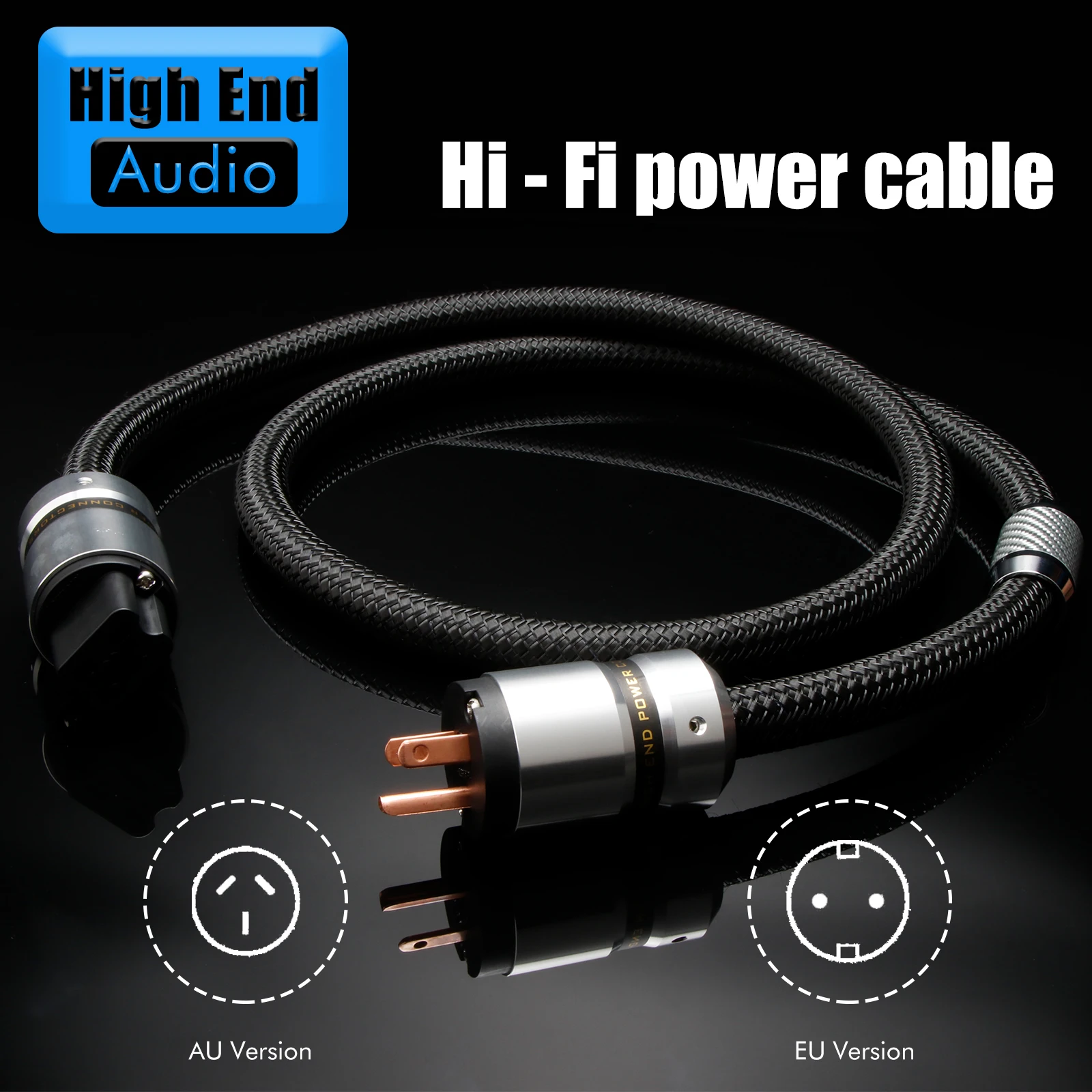Preffair HiFi Power Cable 10AWG Hifi Power Cable Rhodium Plug AC Power Cable 125V/15A IEC320-C15 Female Plug
Preffair HiFi Power Cable 10AWG Hifi Power Cable Rhodium Plug AC Power Cable 125V/15A IEC320-C15 Female Plug