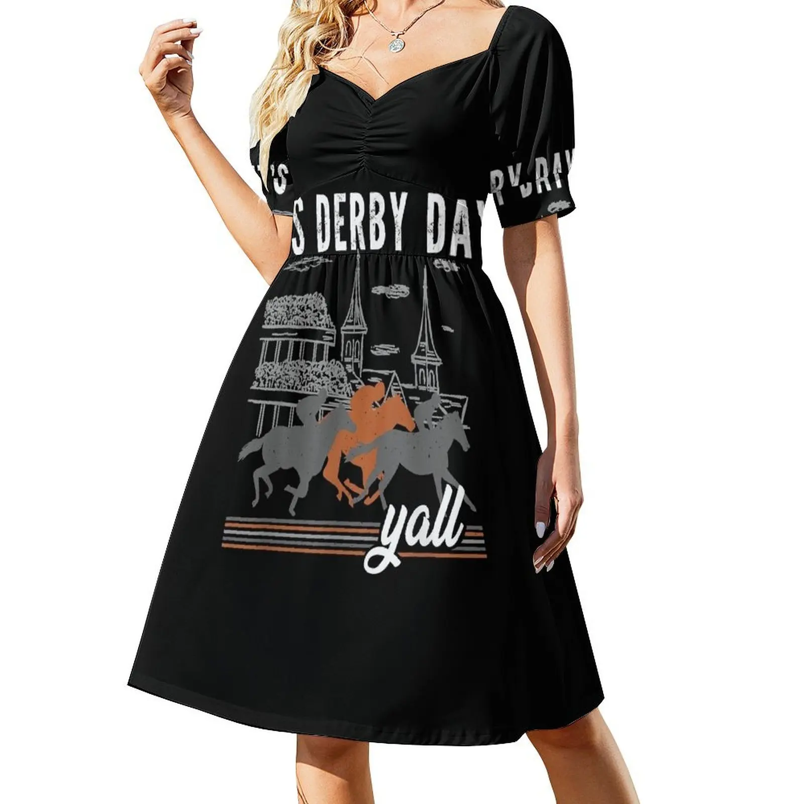 Derby Day 2022 Derby Kentucky horse derby dresses Suit Short Sleeved Dress women's elegant loose dresses Dress
Derby Day 2022 Derby Kentucky horse derby dresses Suit Short Sleeved Dress women's elegant loose dresses Dress