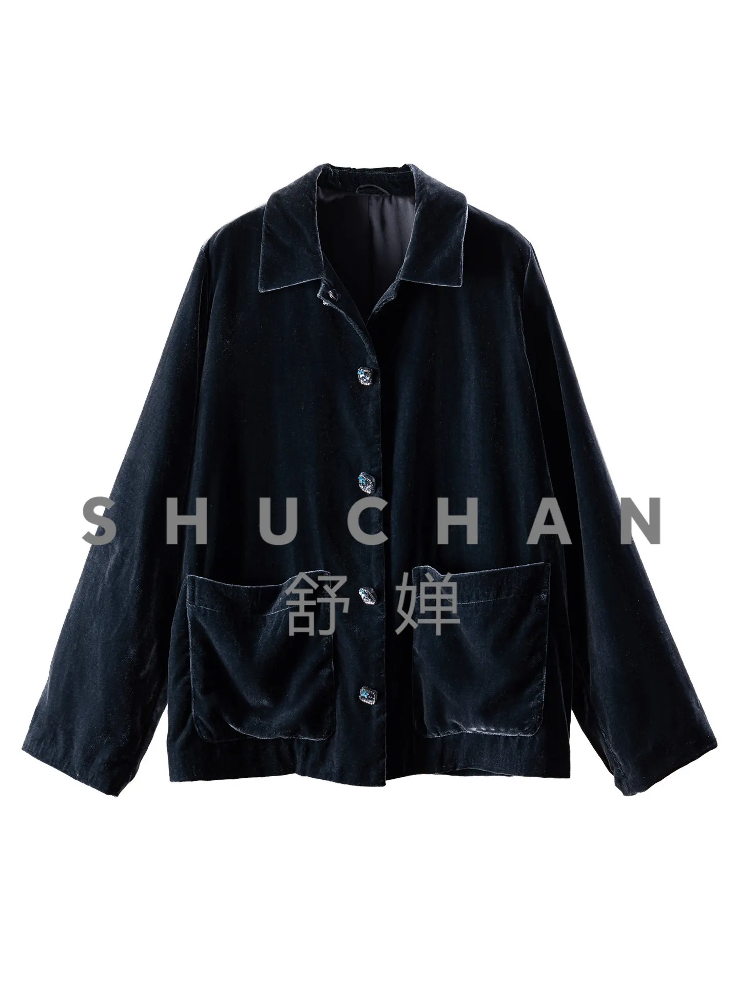 Elegant Luxury Loose Temperament Loose and Thin Lapel Velvet Jacket Women 23G8 Casacos De Inverno Feminino
Elegant Luxury Loose Temperament Loose and Thin Lapel Velvet Jacket Women 23G8 Casacos De Inverno Feminino