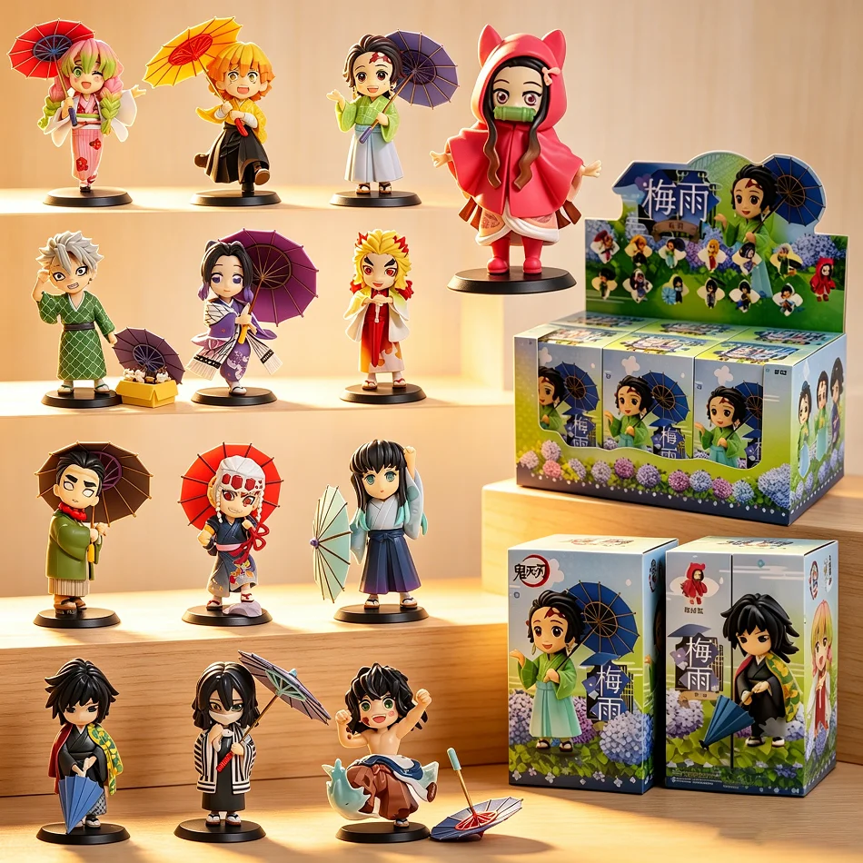 Demon Slayer Plum Rain Umbrella Blind Box Q Version PVC Figure Nezuko Zenitsu Shinobu Anime Collectible Desktop Decor Fans Gift
Demon Slayer Plum Rain Umbrella Blind Box Q Version PVC Figure Nezuko Zenitsu Shinobu Anime Collectible Desktop Decor Fans Gift