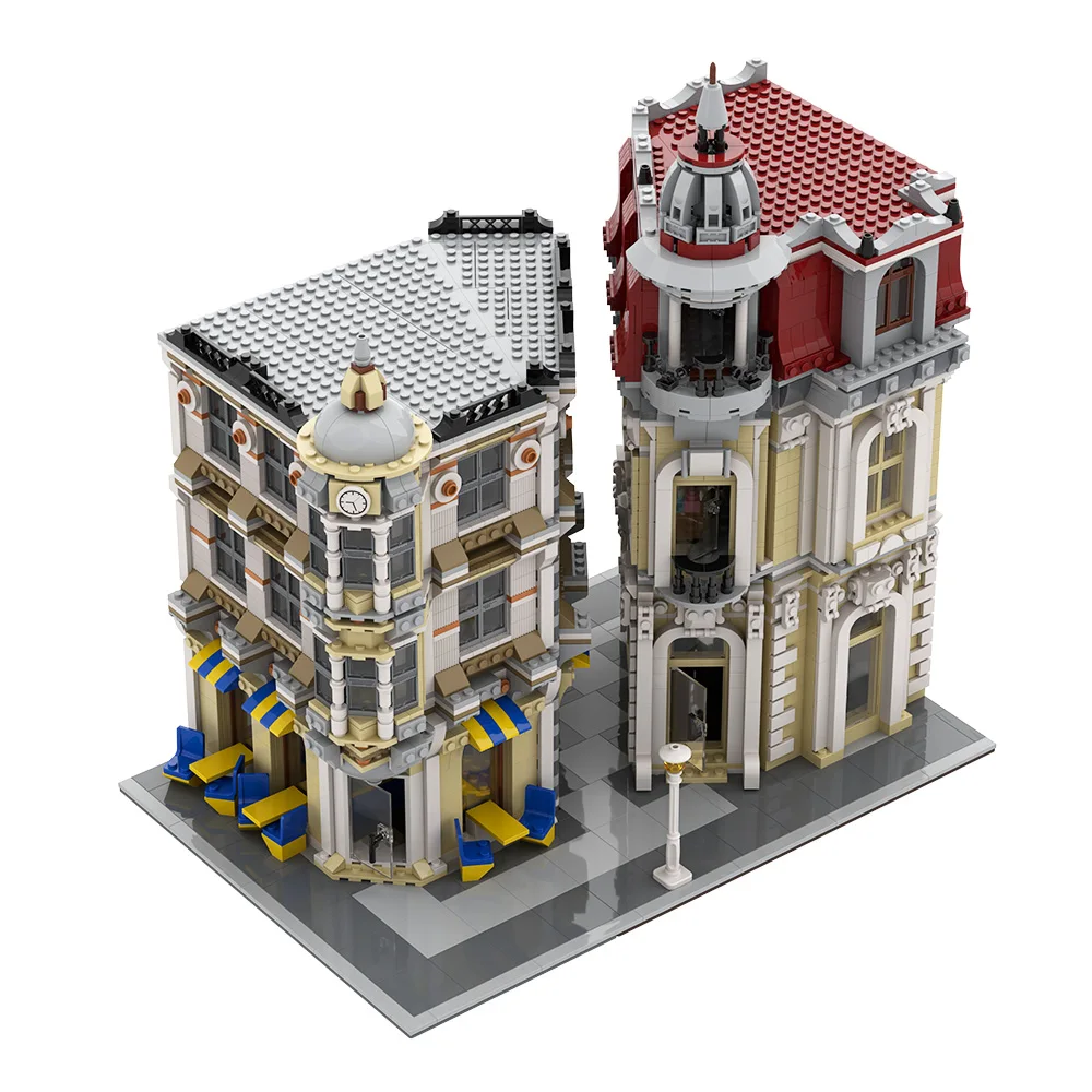 4002 PCS MOC Corner Alley Bricks Model Retro Corner Alley Architecture Street View Building Blocks Assembly Toys Kids DIY Gifts
4002 PCS MOC Corner Alley Bricks Model Retro Corner Alley Architecture Street View Building Blocks Assembly Toys Kids DIY Gifts