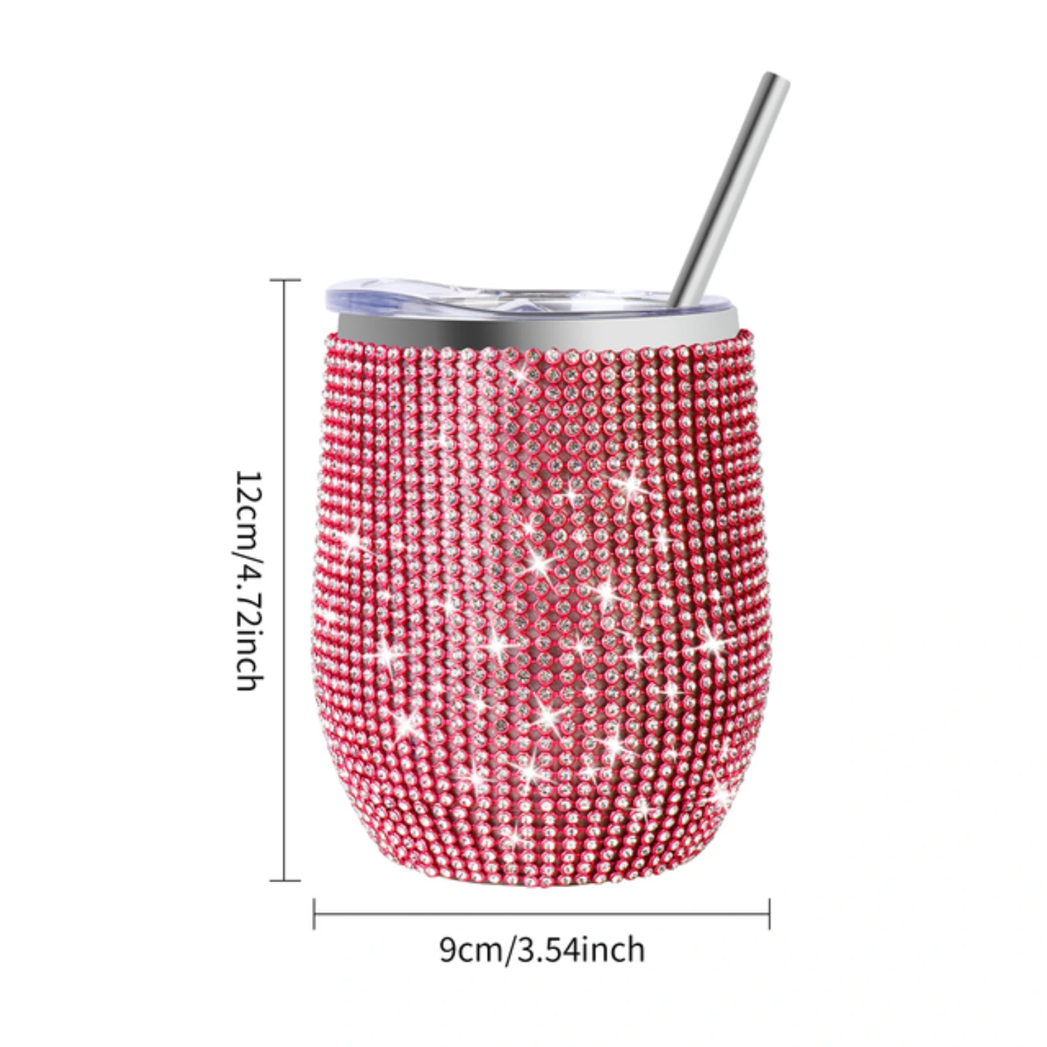 12oz Wine Tumbler With Sealed Lid Vacuum Thermo Beer Mug Cup Stainless Steel Mug Cup Champagne Party Bridemaid Gift
12oz Wine Tumbler With Sealed Lid Vacuum Thermo Beer Mug Cup Stainless Steel Mug Cup Champagne Party Bridemaid Gift