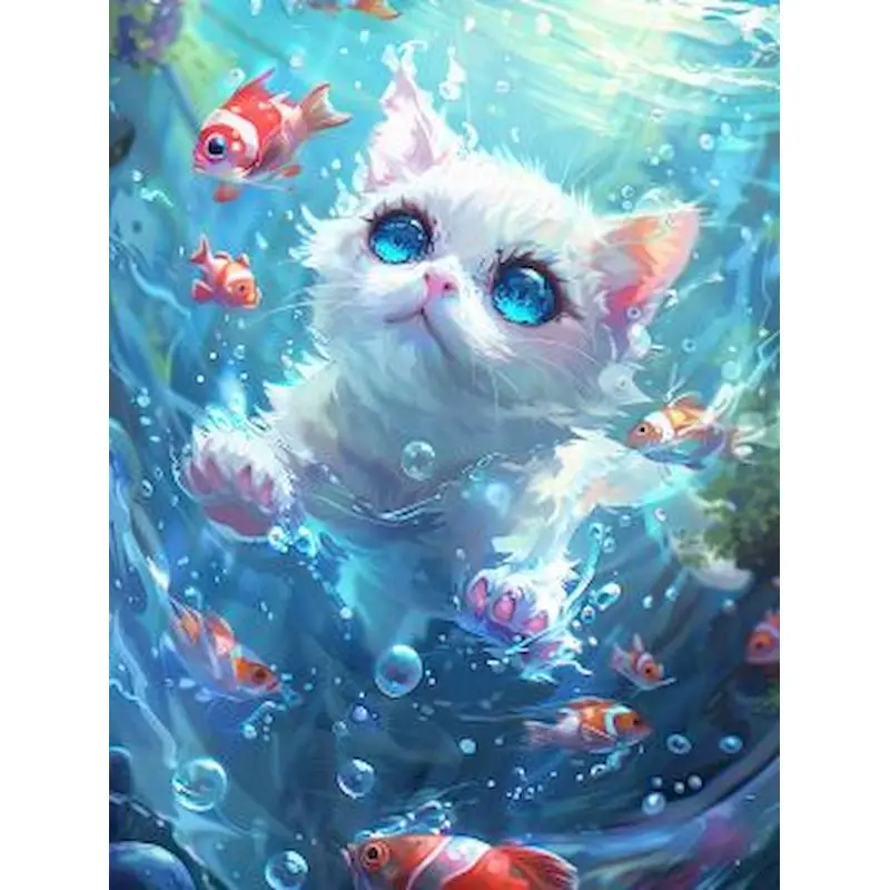 CHENISTORY Full Drill Diamond Painting Cute Cat Animals DIY Hobby Mosaic Cross Stitch Kit Embroidery Sale Home Decor Gift
CHENISTORY Full Drill Diamond Painting Cute Cat Animals DIY Hobby Mosaic Cross Stitch Kit Embroidery Sale Home Decor Gift