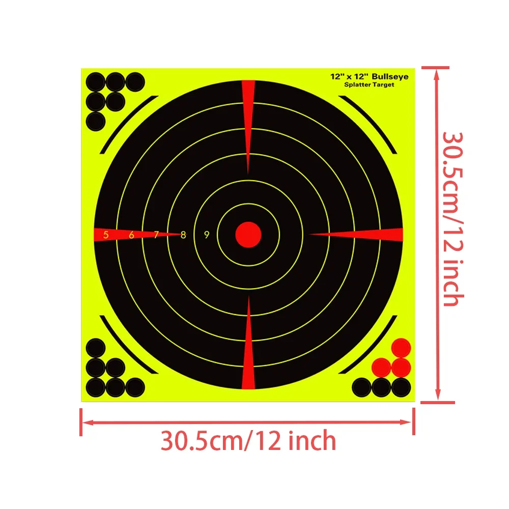 10 шт./компл., 6/8/10/12 дюймов, флуоресцентные наклейки для стрельбы по мишеням, тренировочная мишень, бумага, аксессуары для охоты
10 шт./компл., 6/8/10/12 дюймов, флуоресцентные наклейки для стрельбы по мишеням, тренировочная мишень, бумага, аксессуары для охоты