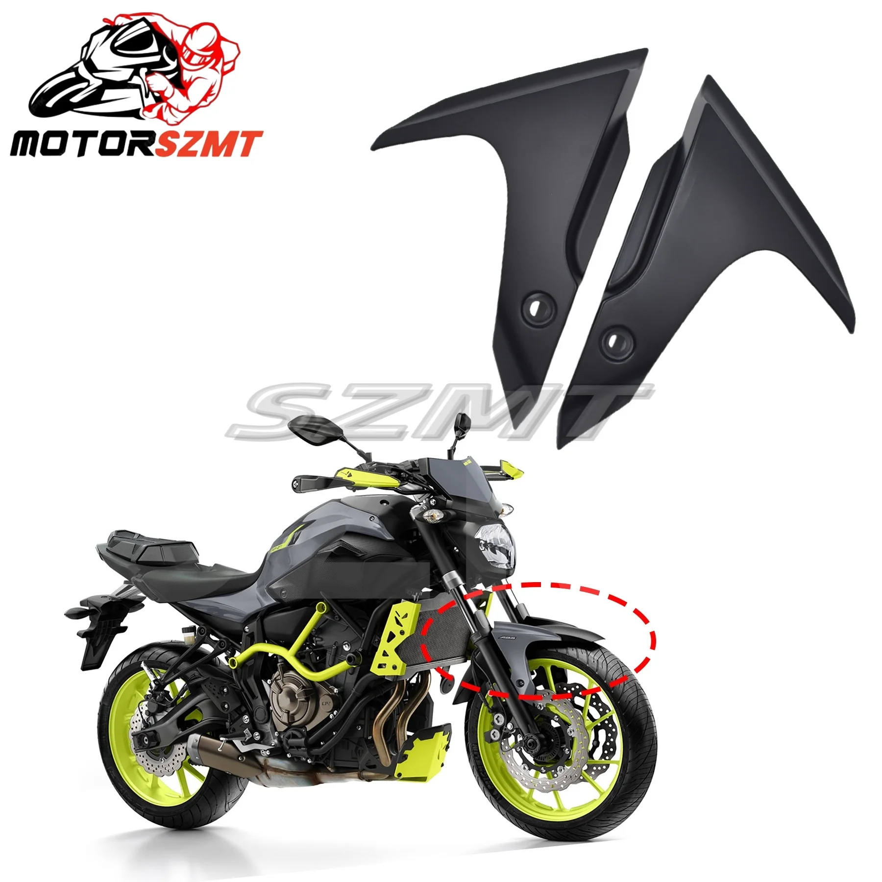 Front Fairing Side Radiato Cover For yamaha FZ-07 MT-07 abs Motorcycle Kit FZ07 MT07 2014 2015 2016 12-17 matte black
Front Fairing Side Radiato Cover For yamaha FZ-07 MT-07 abs Motorcycle Kit FZ07 MT07 2014 2015 2016 12-17 matte black
