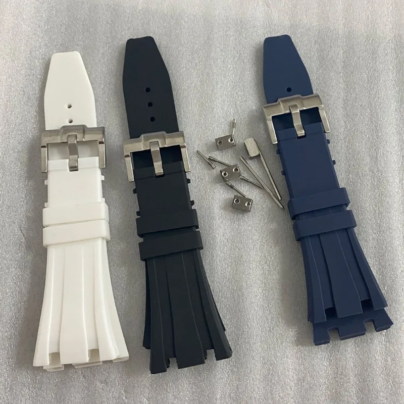 26mm silicone strap Stainless steel watch buckle Suitable for AP case installation Watch accessories
26mm silicone strap Stainless steel watch buckle Suitable for AP case installation Watch accessories