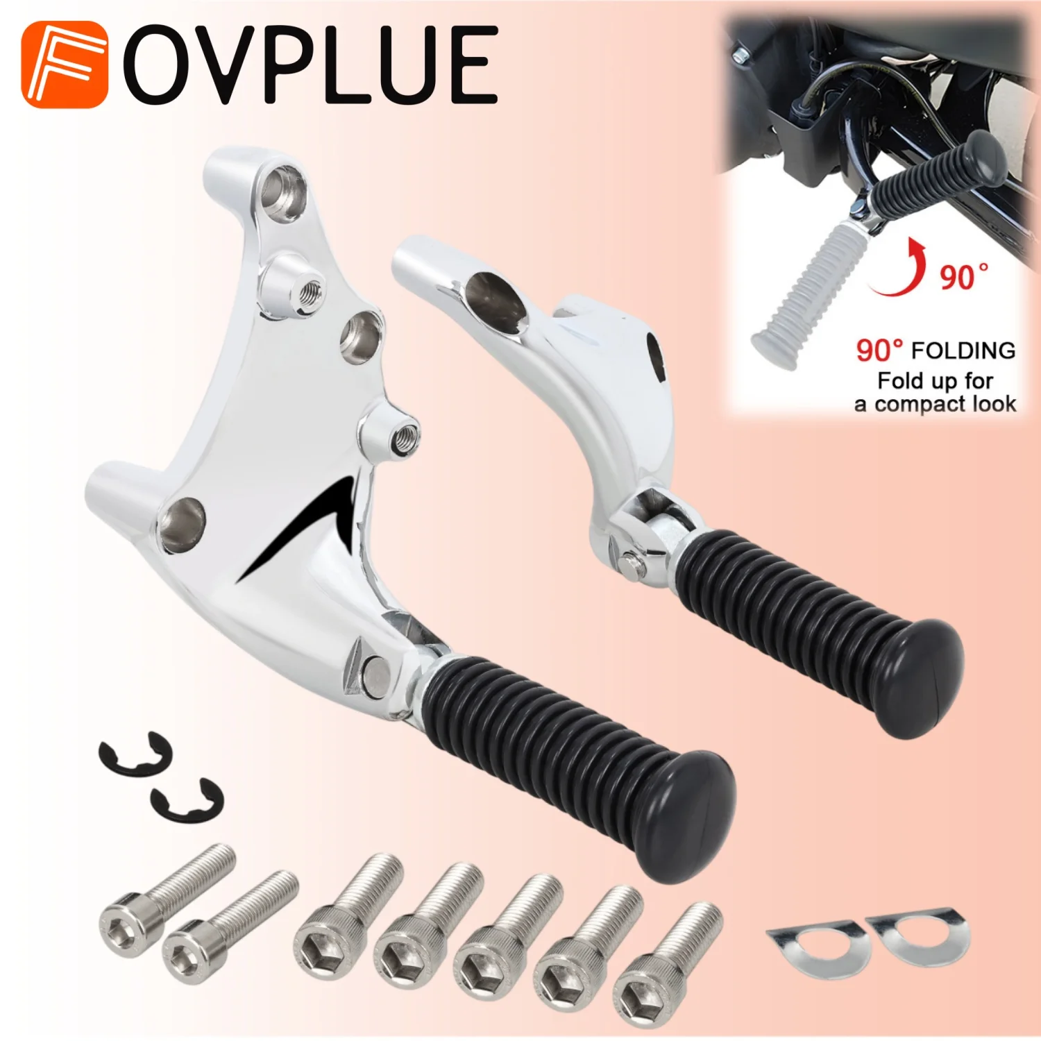 Rear Footrest Motorcycle Passenger Pedal Foot Pegs Bracket Mount Kit For Harley Sportster XL883 XL1200 SuperLow XL883L 2014-2022
Rear Footrest Motorcycle Passenger Pedal Foot Pegs Bracket Mount Kit For Harley Sportster XL883 XL1200 SuperLow XL883L 2014-2022