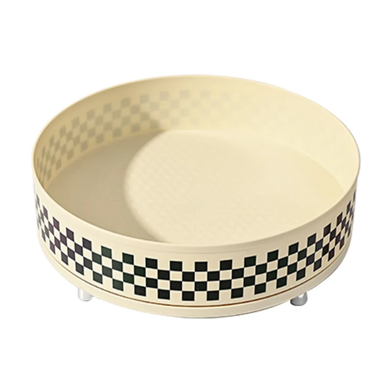 Plastic rotating tray, kitchen rack, seasoning, bathroom, bathroom, no punching, skin care product storage box, advanced sense
Plastic rotating tray, kitchen rack, seasoning, bathroom, bathroom, no punching, skin care product storage box, advanced sense