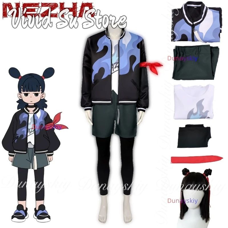 The Legend of Hei II Аниме Nezha Косплей One Of Four Deities с черным париком и бейсбольной курткой Шорты Косплей 코스프레 Полный костюм
The Legend of Hei II Аниме Nezha Косплей One Of Four Deities с черным париком и бейсбольной курткой Шорты Косплей 코스프레 Полный костюм