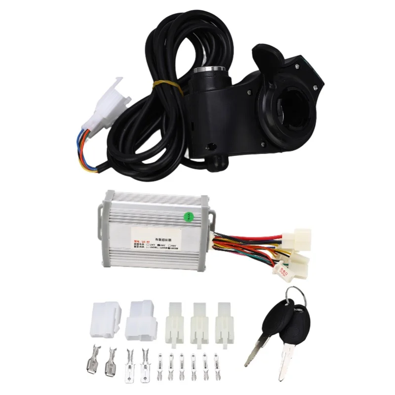 Bike Motor Controller Kit 36V 800W Throttle Display Sensitive Control Brush Motor Controller With Keys For Conversion
Bike Motor Controller Kit 36V 800W Throttle Display Sensitive Control Brush Motor Controller With Keys For Conversion