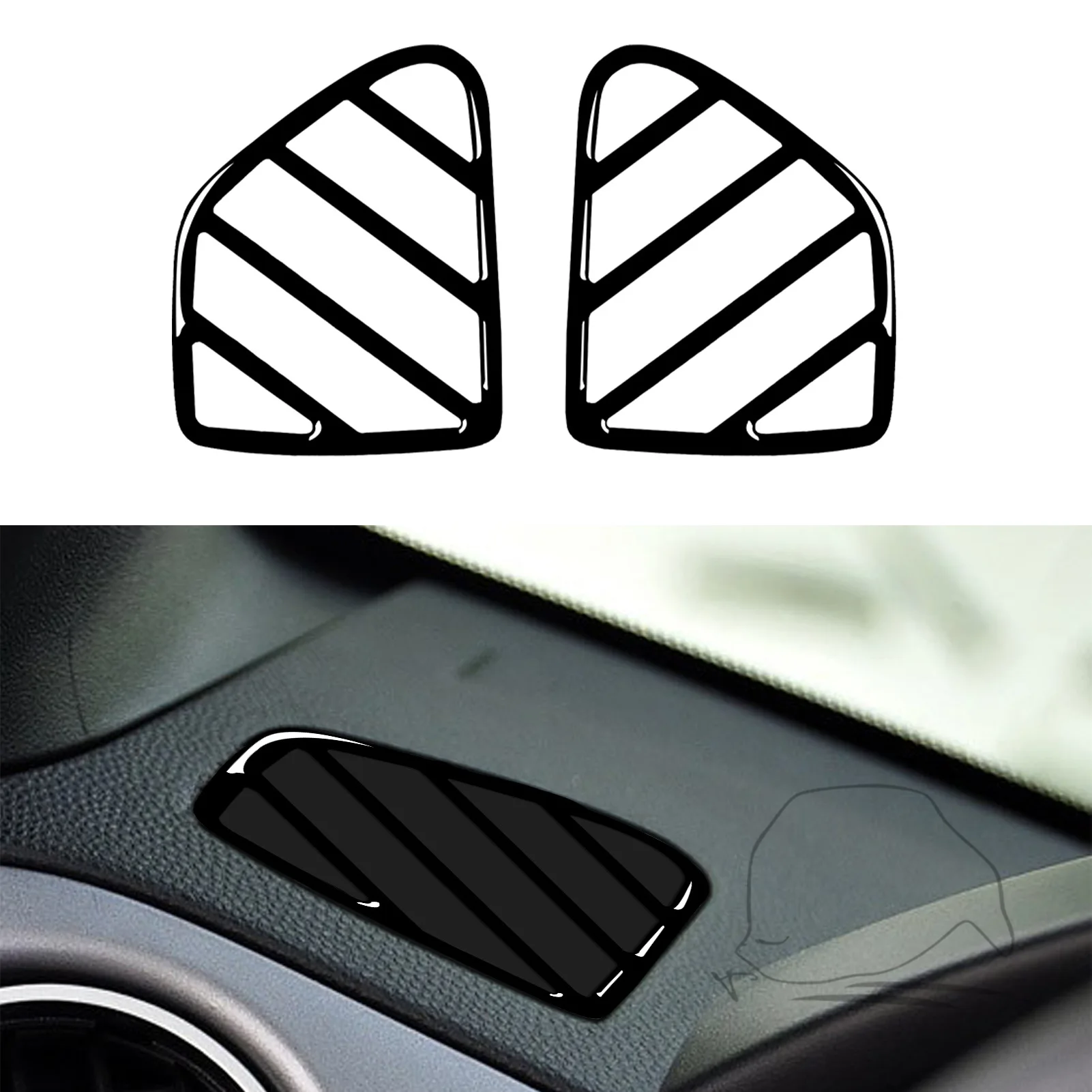 Piano Black Fit For Mazda MX5 NC 2009-2015 Car Dashboard Air Outlet Vent Panel Trim Cover Sticker
Piano Black Fit For Mazda MX5 NC 2009-2015 Car Dashboard Air Outlet Vent Panel Trim Cover Sticker