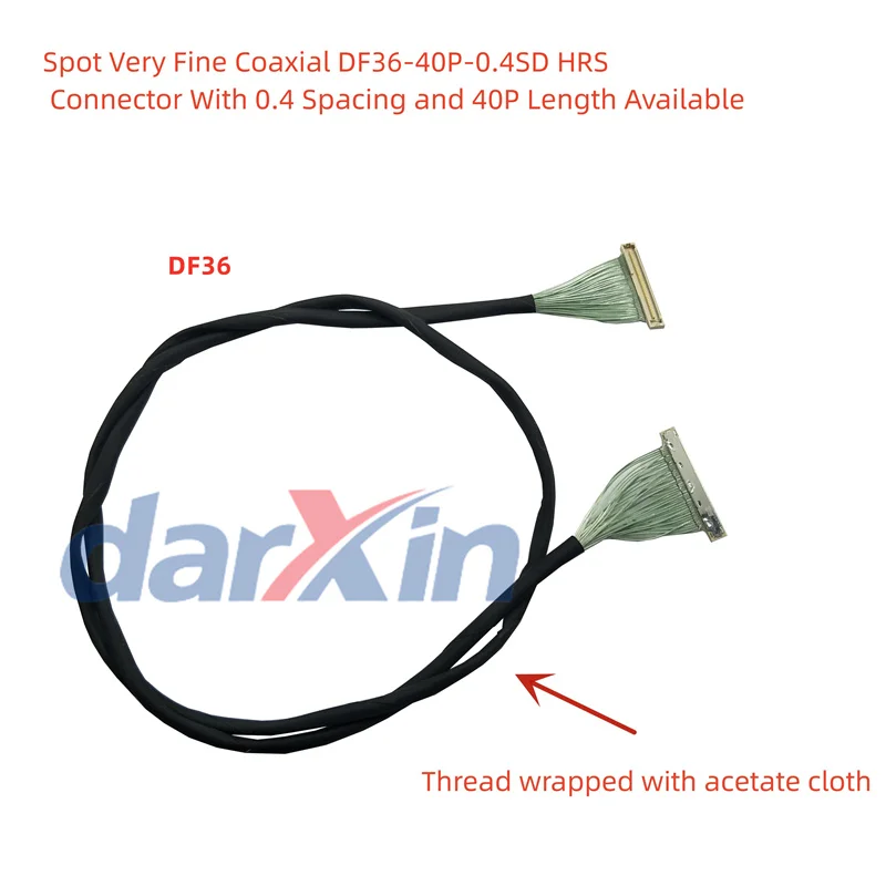 Ultra Fine Coaxial Line 20633 30Pin 0.4mm Spacing Double Head With Pull Ring Test Wire Bundle Circle
Ultra Fine Coaxial Line 20633 30Pin 0.4mm Spacing Double Head With Pull Ring Test Wire Bundle Circle