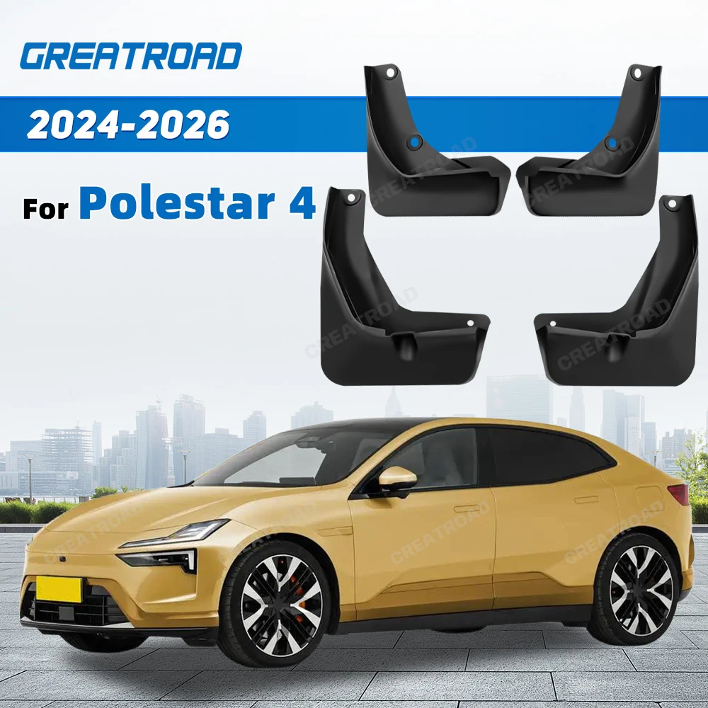 For Polestar 4 2024-2026 Fender Mudflaps Splash Guards Mudguards Mud Flaps car Accessories
For Polestar 4 2024-2026 Fender Mudflaps Splash Guards Mudguards Mud Flaps car Accessories