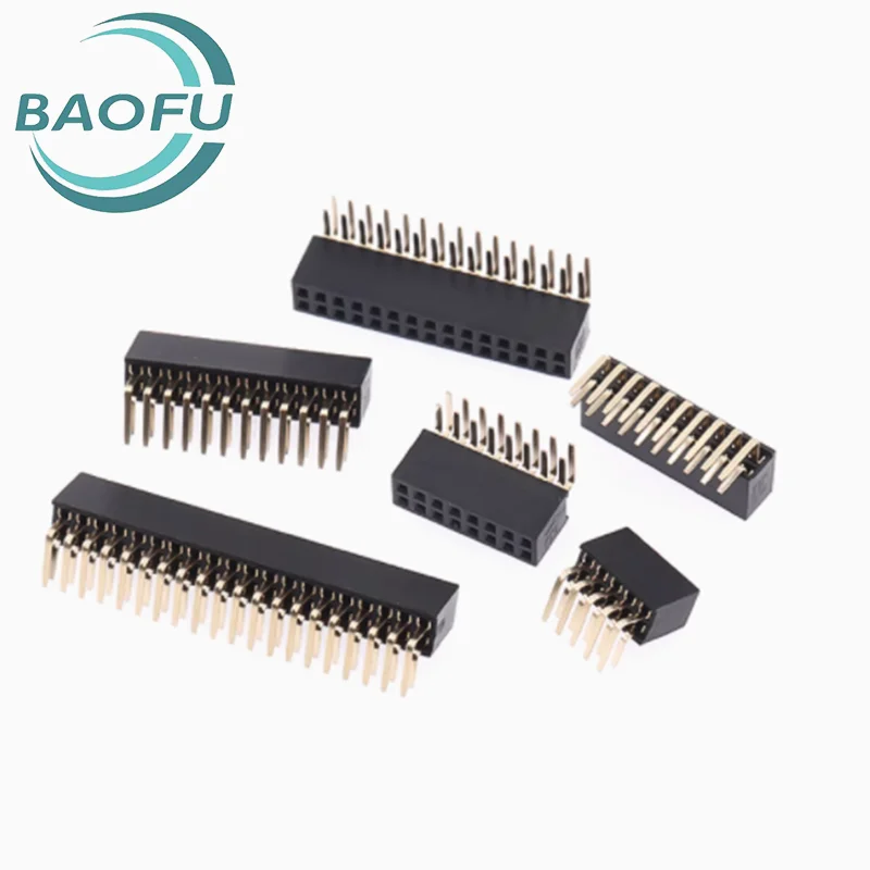 10pcs 1.27mm Double Row Female Bending Row Female Bending Pin Female Seat Connector Socket 2 * 2p3P4P5P6P8P-20P/2X40P
10pcs 1.27mm Double Row Female Bending Row Female Bending Pin Female Seat Connector Socket 2 * 2p3P4P5P6P8P-20P/2X40P