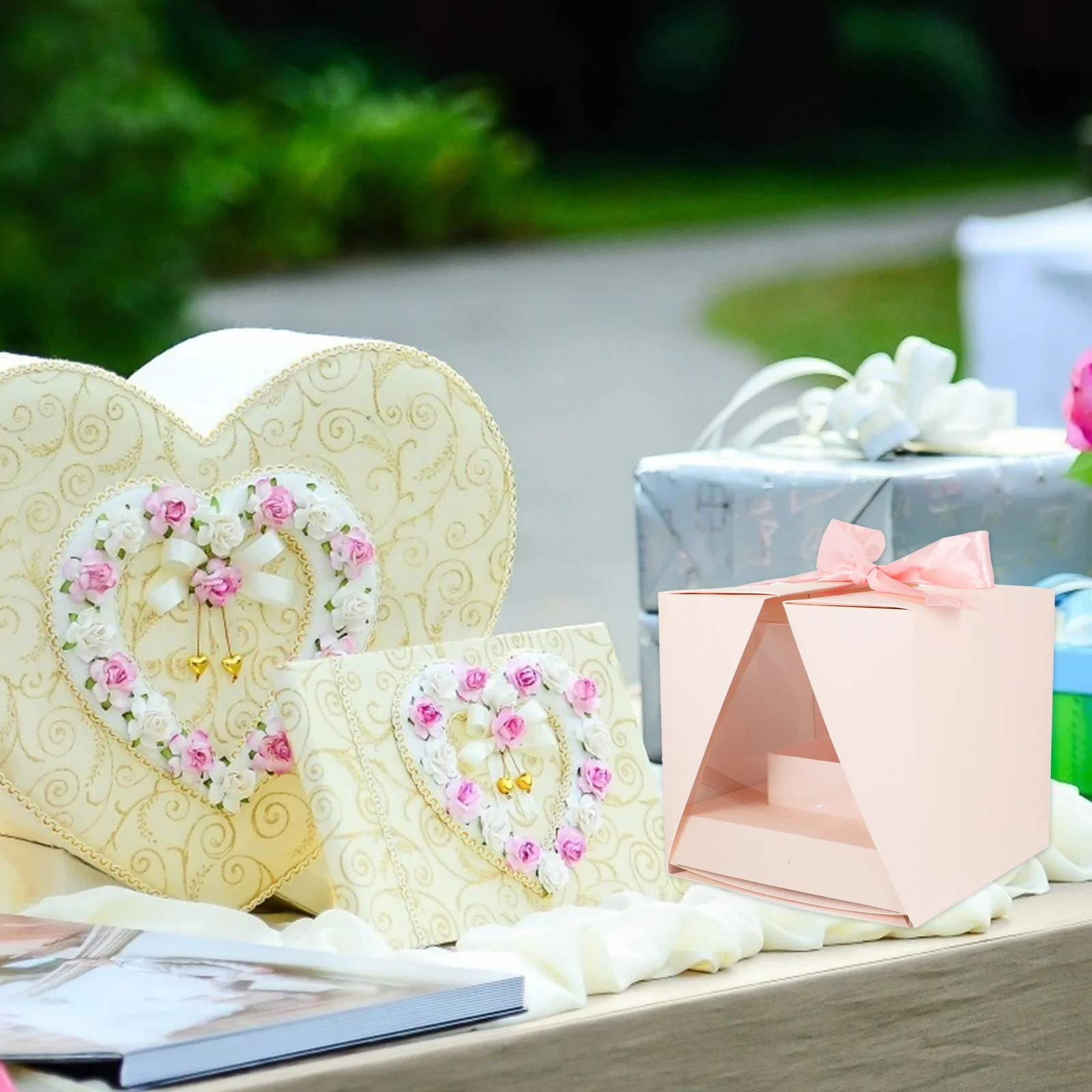 1 Set Transparent Gift Box Colored For Fresh Packaging Diy Flower Packing Box Empty Inner Slot Pvc Paper Flower Case
1 Set Transparent Gift Box Colored For Fresh Packaging Diy Flower Packing Box Empty Inner Slot Pvc Paper Flower Case