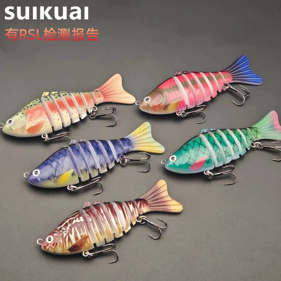 10cm 16g Sinking 7 Jointed Multi Jointed Fish Hard Lure Bionic Lifelike Bait for Bass Culter Freshwater Wholesale
10cm 16g Sinking 7 Jointed Multi Jointed Fish Hard Lure Bionic Lifelike Bait for Bass Culter Freshwater Wholesale