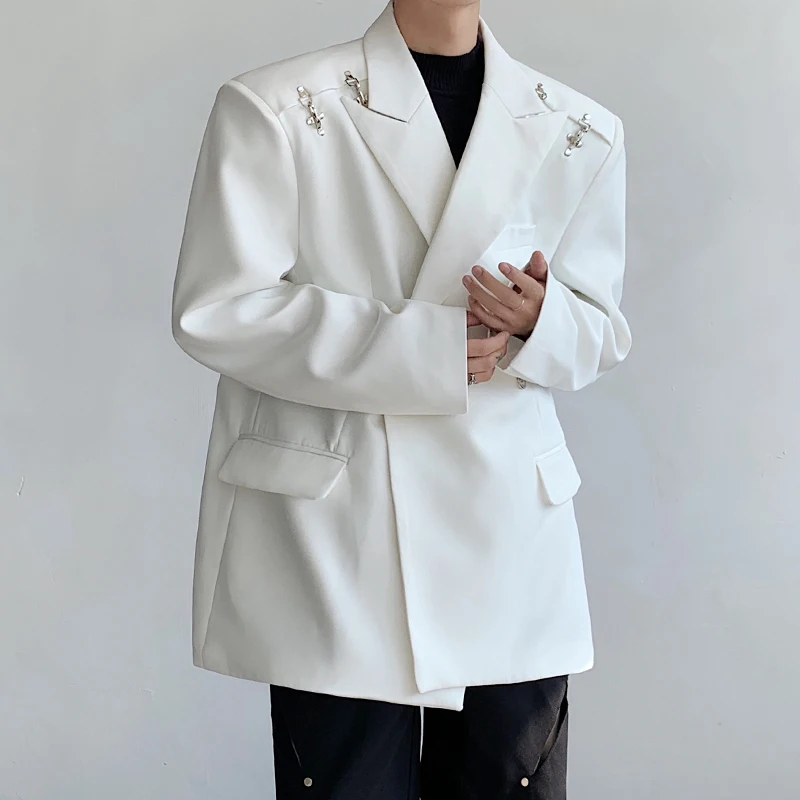 Костюм Laid-ba Sle Heavyweight белого цвета для мужчин и женщин, модный бренд в стиле High Street, одежда в стиле интернет-селебрити, повседневный костюм в западном стиле
Костюм Laid-ba Sle Heavyweight белого цвета для мужчин и женщин, модный бренд в стиле High Street, одежда в стиле интернет-селебрити, повседневный костюм в западном стиле