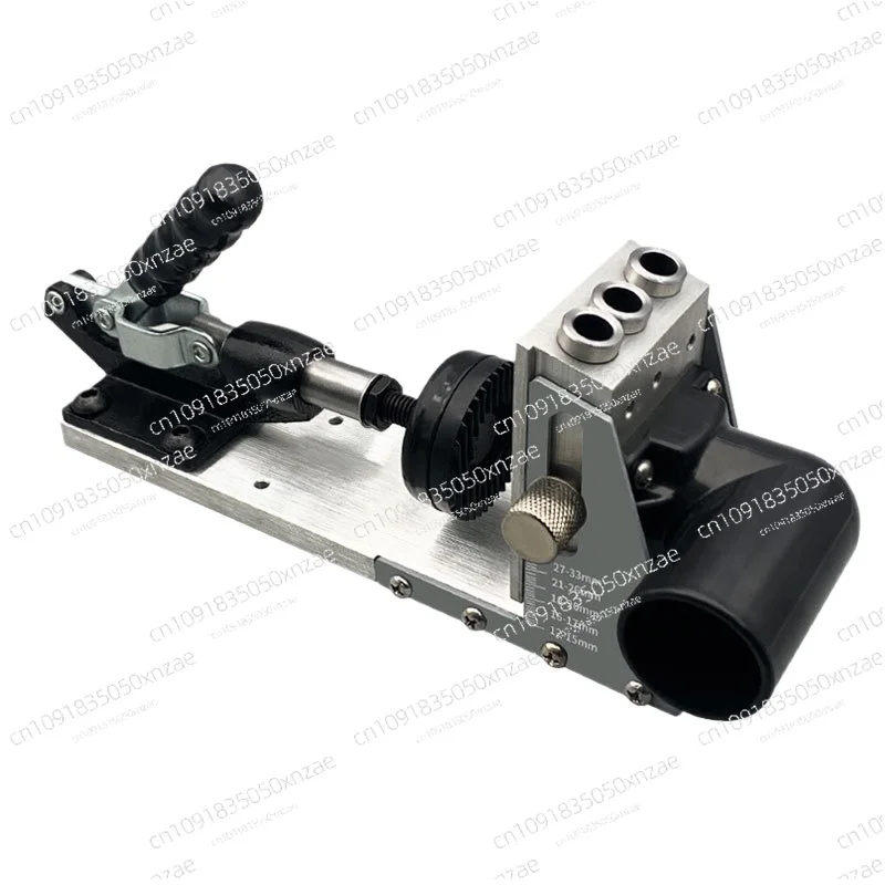 Pocket Hole Jig with Dust Extraction, Heavy-Duty Drill Guide for Angled Wood Joinery and Precision Boring 
Pocket Hole Jig with Dust Extraction, Heavy-Duty Drill Guide for Angled Wood Joinery and Precision Boring