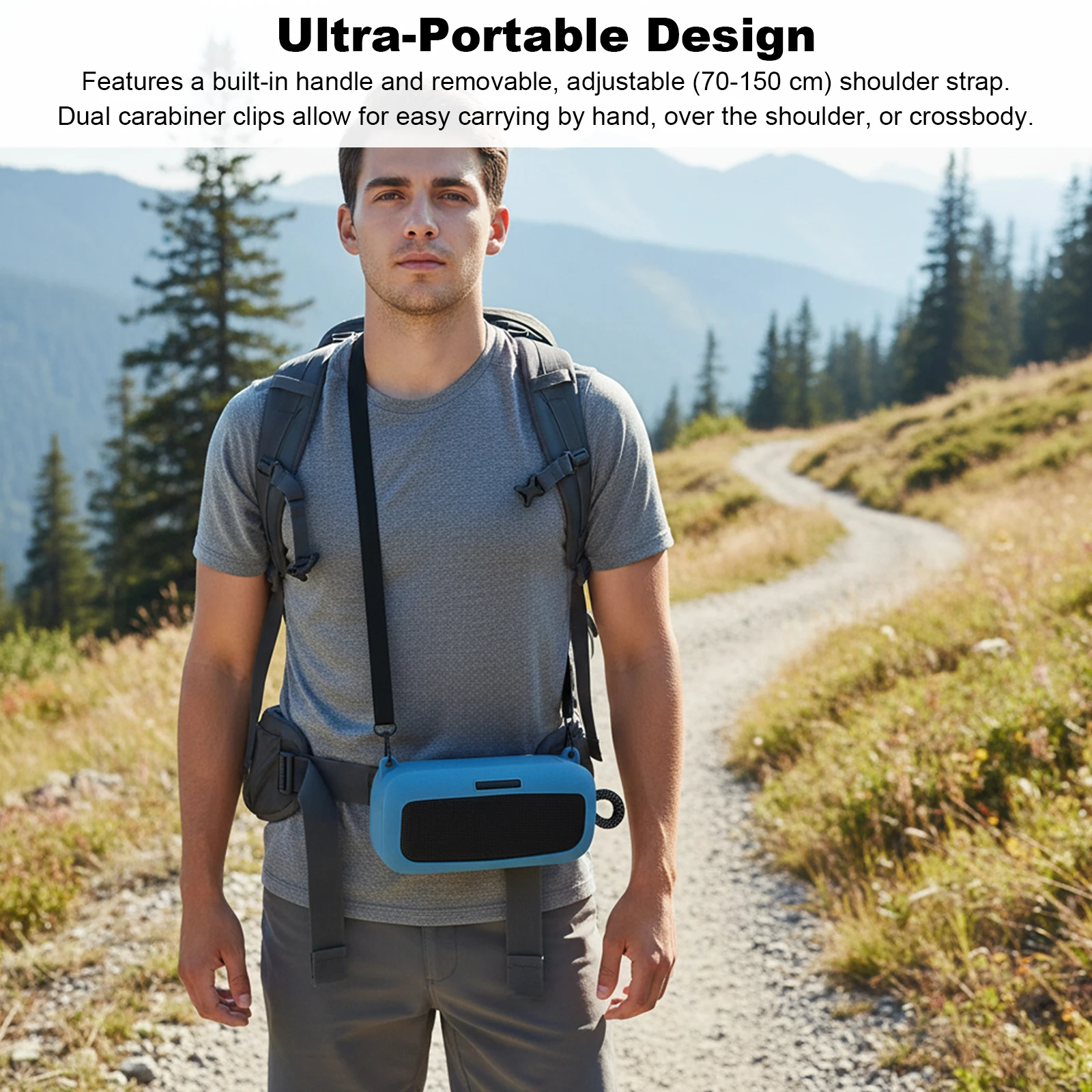 Thickened Silicone Protective Case for Bose SoundLink Plus Speaker w/Adjustable Shoulder Strap & Anti-Shock Full Protection
Thickened Silicone Protective Case for Bose SoundLink Plus Speaker w/Adjustable Shoulder Strap & Anti-Shock Full Protection
