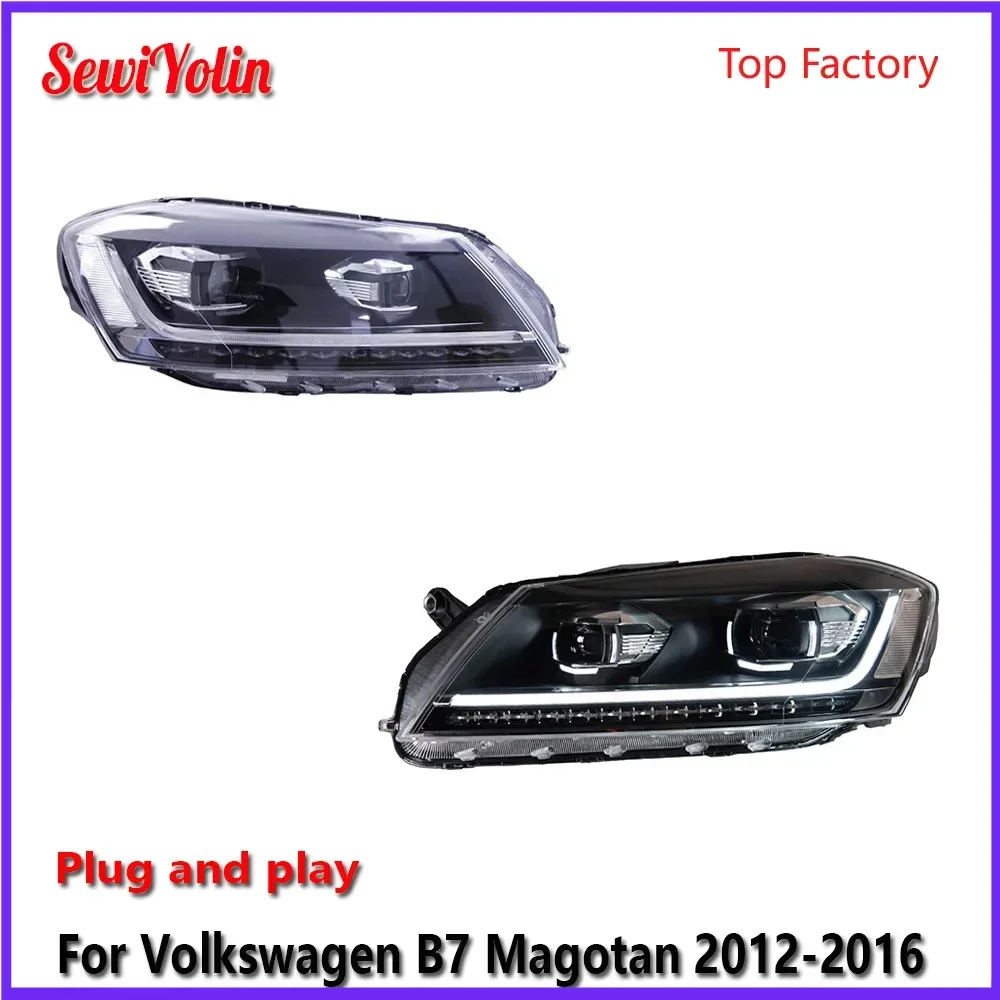 Автомобильные светодиодные фары в сборе для Volkswagen Magotan 2012-2016 B7, авто противотуманные фары DRL, стоп-сигнал поворота, лампа Plug and Play
Автомобильные светодиодные фары в сборе для Volkswagen Magotan 2012-2016 B7, авто противотуманные фары DRL, стоп-сигнал поворота, лампа Plug and Play