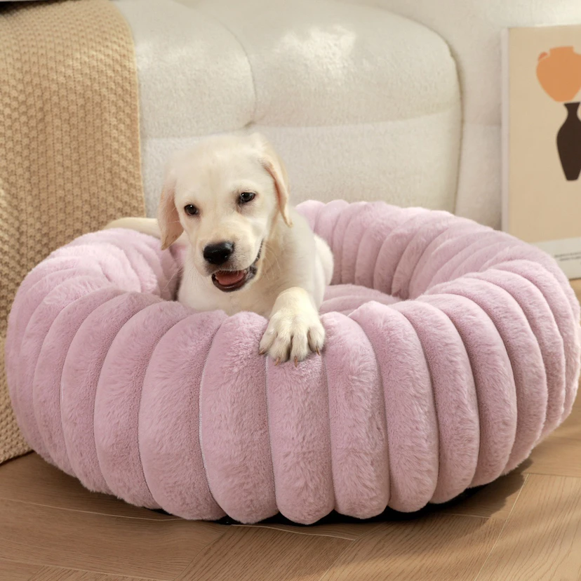 Factory Direct Sales New Vertical Rabbit Plush Round Pet Bed Comfortable Donut Dog Bed Soft Washable Cat Mat Pet Cushion
Factory Direct Sales New Vertical Rabbit Plush Round Pet Bed Comfortable Donut Dog Bed Soft Washable Cat Mat Pet Cushion
