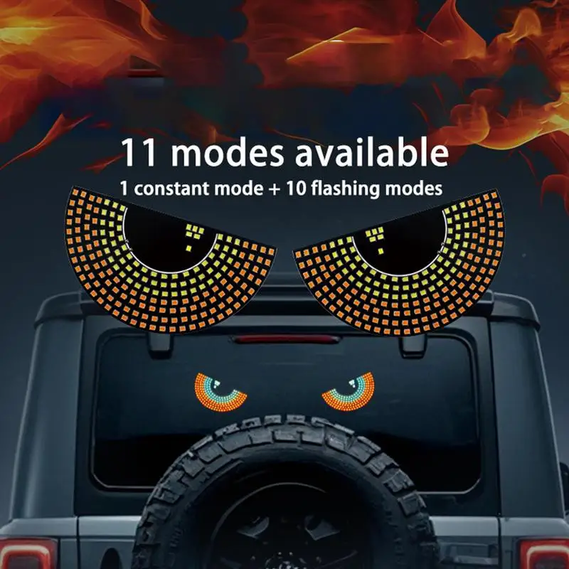 2PCS Demon Eye Led Display For Car Headlight Modification DIY Animation Devil Eyes Pattern Turn Signal Lamp car accessories
2PCS Demon Eye Led Display For Car Headlight Modification DIY Animation Devil Eyes Pattern Turn Signal Lamp car accessories