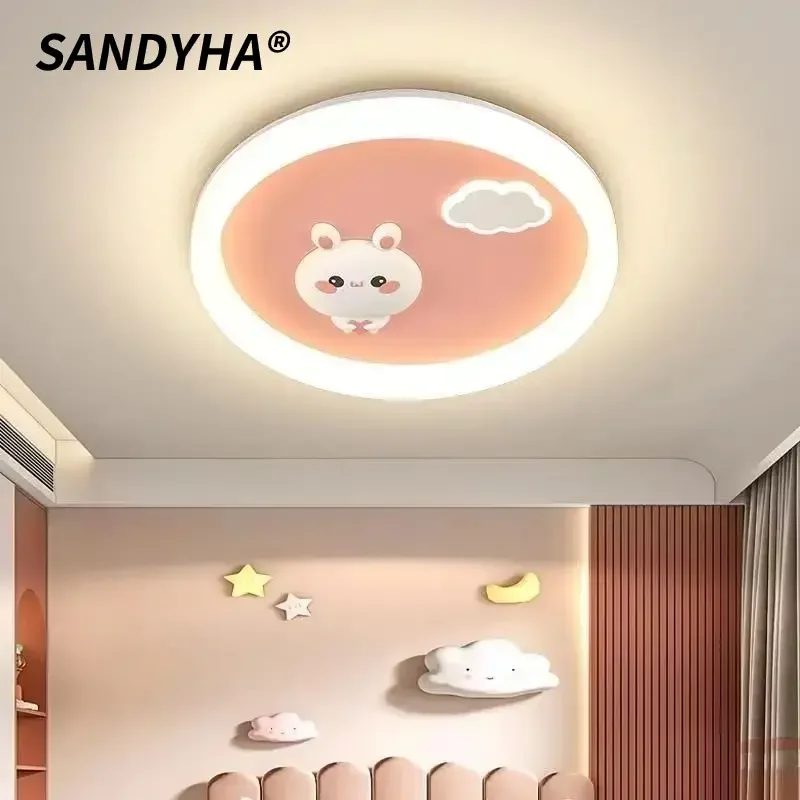 SANDYHA Cartoon Ceiling Light Cute Rabbit Pendant Lamp Home Decor Bedroom Children' Room Dining Table Led Hanging Chandelier
SANDYHA Cartoon Ceiling Light Cute Rabbit Pendant Lamp Home Decor Bedroom Children' Room Dining Table Led Hanging Chandelier