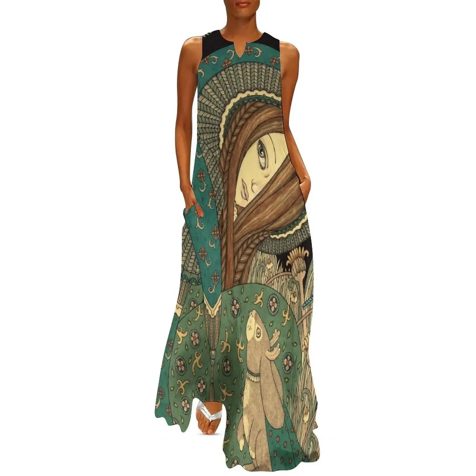 Jackalope Garden Long Dress dress summer 2025 women evening dress ladies Prom gown
Jackalope Garden Long Dress dress summer 2025 women evening dress ladies Prom gown