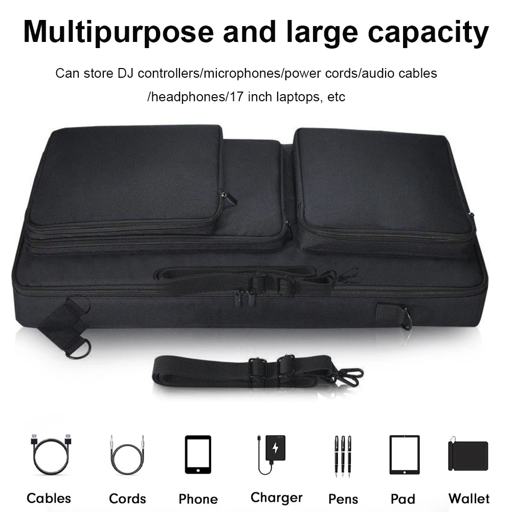 Portable Storage Bag Anti-Scratch Shoulder Bag Backpack Shock-Proof Adjustable Shoulder Strap High Capacity for Pioneer DDJ-FLX6
Portable Storage Bag Anti-Scratch Shoulder Bag Backpack Shock-Proof Adjustable Shoulder Strap High Capacity for Pioneer DDJ-FLX6