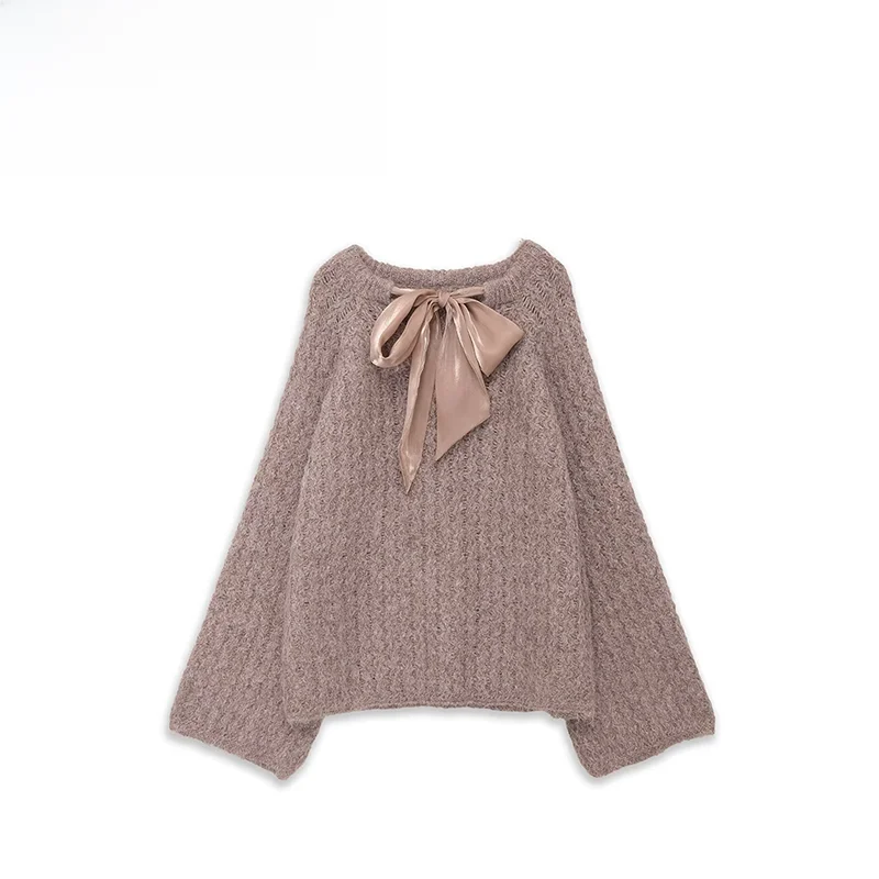 Модный вязаный свитер с лентами ZR, осенняя новинка, женский уличный пуловер, полиэстер, эксклюзив онлайн-продаж
Модный вязаный свитер с лентами ZR, осенняя новинка, женский уличный пуловер, полиэстер, эксклюзив онлайн-продаж