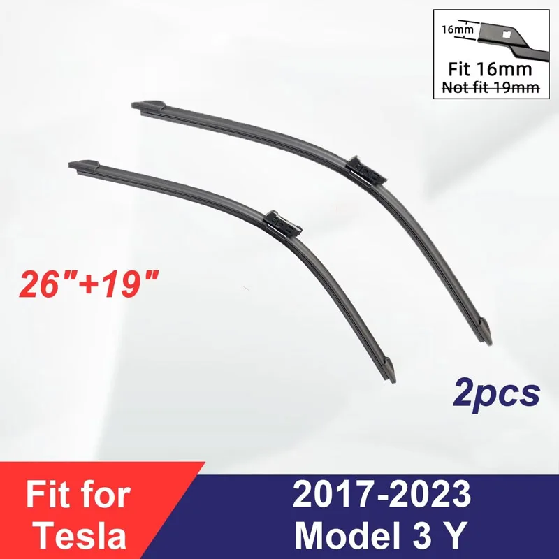 For Tesla Model 3 Y 2017-2023 Front Wiper Blades Boneless Frameless Rubber Cleaning
For Tesla Model 3 Y 2017-2023 Front Wiper Blades Boneless Frameless Rubber Cleaning