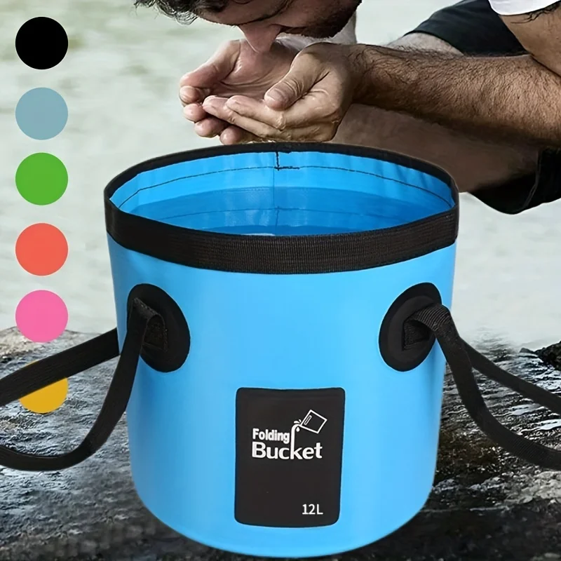 1pc Collapsible Portable Lifting Bucket Outdoor, Fishing Bucket Folding Bucket Water Bag For Camping Hiking Travel Fishing Cara
1pc Collapsible Portable Lifting Bucket Outdoor, Fishing Bucket Folding Bucket Water Bag For Camping Hiking Travel Fishing Cara