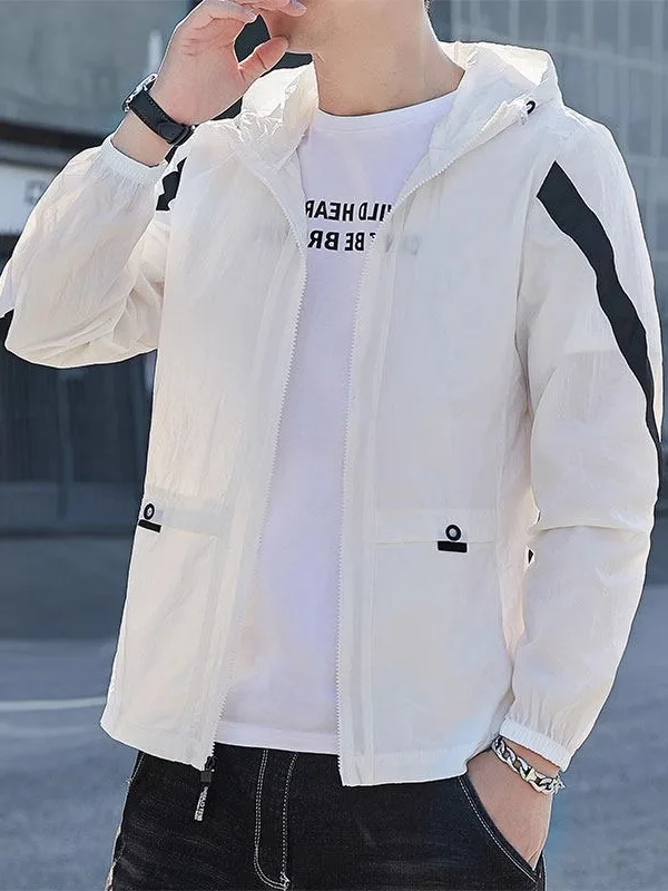 Ultra-Thin Ice-Silk Men's Sun-Protective Jaet Summer Fiing UV Protection Skin-Care Outerwear Casual Loose Fit Polyester
Ultra-Thin Ice-Silk Men's Sun-Protective Jaet Summer Fiing UV Protection Skin-Care Outerwear Casual Loose Fit Polyester