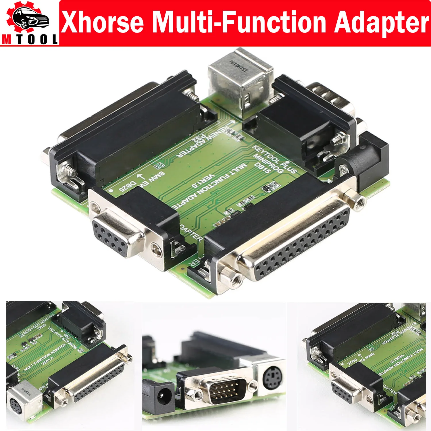 Xhorse XDKP30 Multi-function Adapter ECU + Benz EZS + EWS4 + Renew 4 in 1 Work With VVDI Key Tool Plus Mini Prog and Multi Prog
Xhorse XDKP30 Multi-function Adapter ECU + Benz EZS + EWS4 + Renew 4 in 1 Work With VVDI Key Tool Plus Mini Prog and Multi Prog