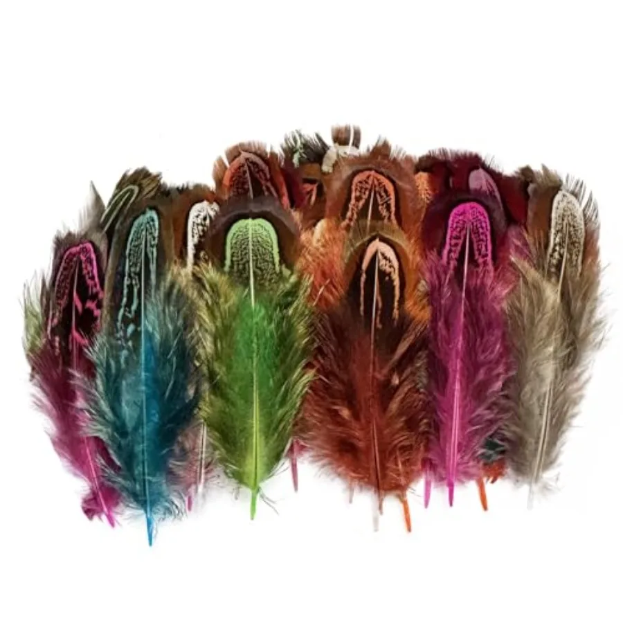 100 pcsHappy Feather Natural Pheasant Plumage Feathers 2-3 Inches Plumage Feathers for Sewing Crafts Clothing Decorating Access
100 pcsHappy Feather Natural Pheasant Plumage Feathers 2-3 Inches Plumage Feathers for Sewing Crafts Clothing Decorating Access