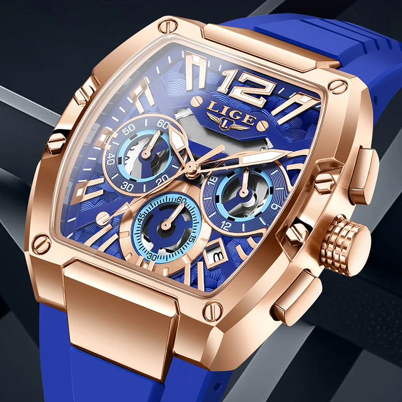 LIGE TOP military watches men Waterproof Luminous Silicone Calendar Clock Business quartz casual fashion watches for men reloj
LIGE TOP military watches men Waterproof Luminous Silicone Calendar Clock Business quartz casual fashion watches for men reloj