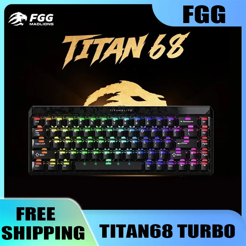 FGG MADLIONS TITAN68 Turbo ESports Hall Effect Keyboard Magnetic Switch RT0.001mm Wired Gaming Keyboard E-sports PC Accessories
FGG MADLIONS TITAN68 Turbo ESports Hall Effect Keyboard Magnetic Switch RT0.001mm Wired Gaming Keyboard E-sports PC Accessories