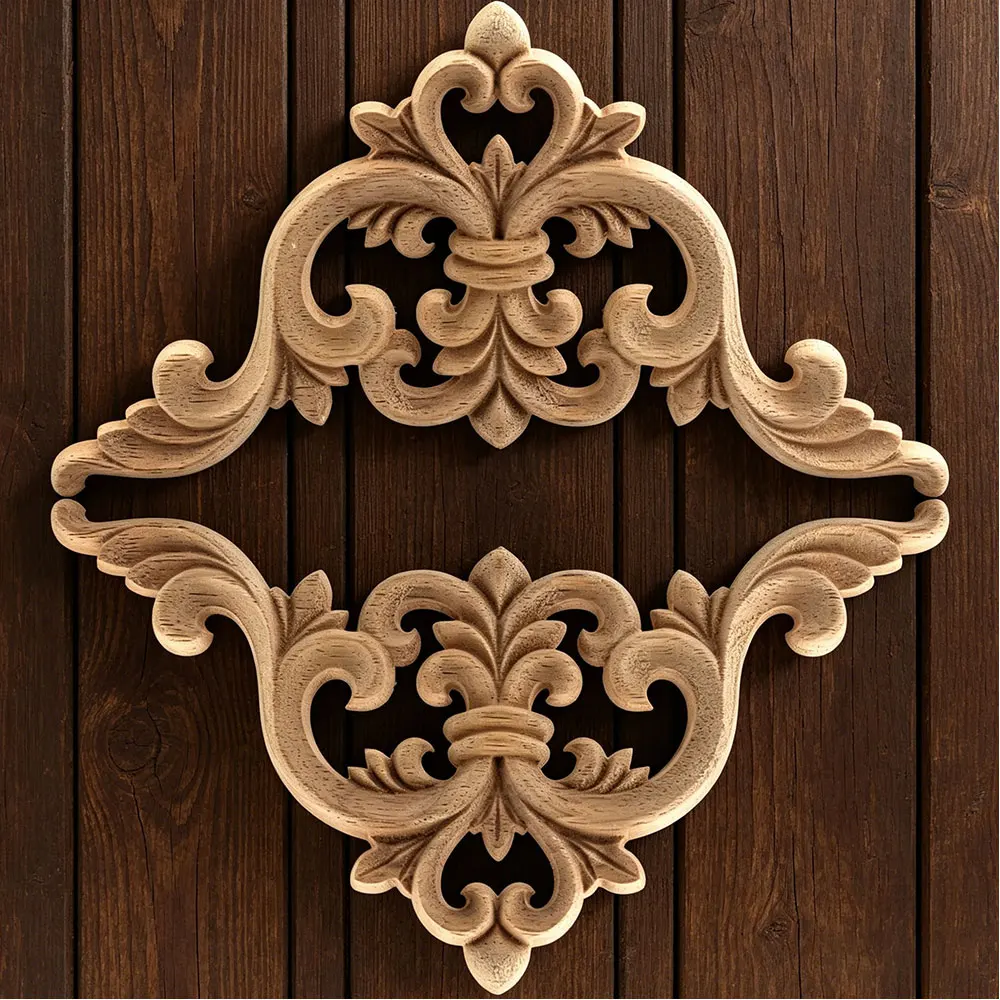 4PCS Wood Woodcarving Flower Patch European Figurines Wooden Furniture Door Decals Background Decoration Floral Applique Bed
4PCS Wood Woodcarving Flower Patch European Figurines Wooden Furniture Door Decals Background Decoration Floral Applique Bed