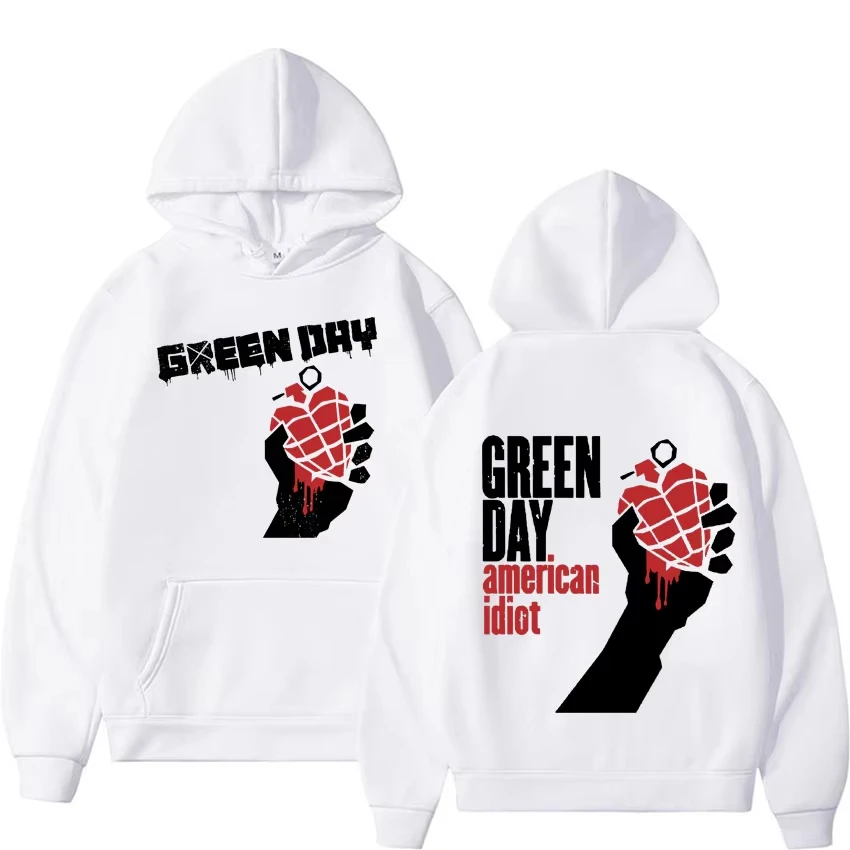 Редкая панк-группа Green Day, толстовка с принтом американских идиотов, мужская одежда, готическая винтажная толстовка в стиле Харадзюку, мужские повседневные флисовые толстовки
Редкая панк-группа Green Day, толстовка с принтом американских идиотов, мужская одежда, готическая винтажная толстовка в стиле Харадзюку, мужские повседневные флисовые толстовки