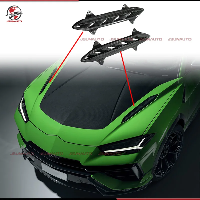 Good Quality URUS OE Style Dry Carbon Fiber Engine Hood Vents Trims Part For Urus Performante Hood Bonnet Airintake Vent
Good Quality URUS OE Style Dry Carbon Fiber Engine Hood Vents Trims Part For Urus Performante Hood Bonnet Airintake Vent